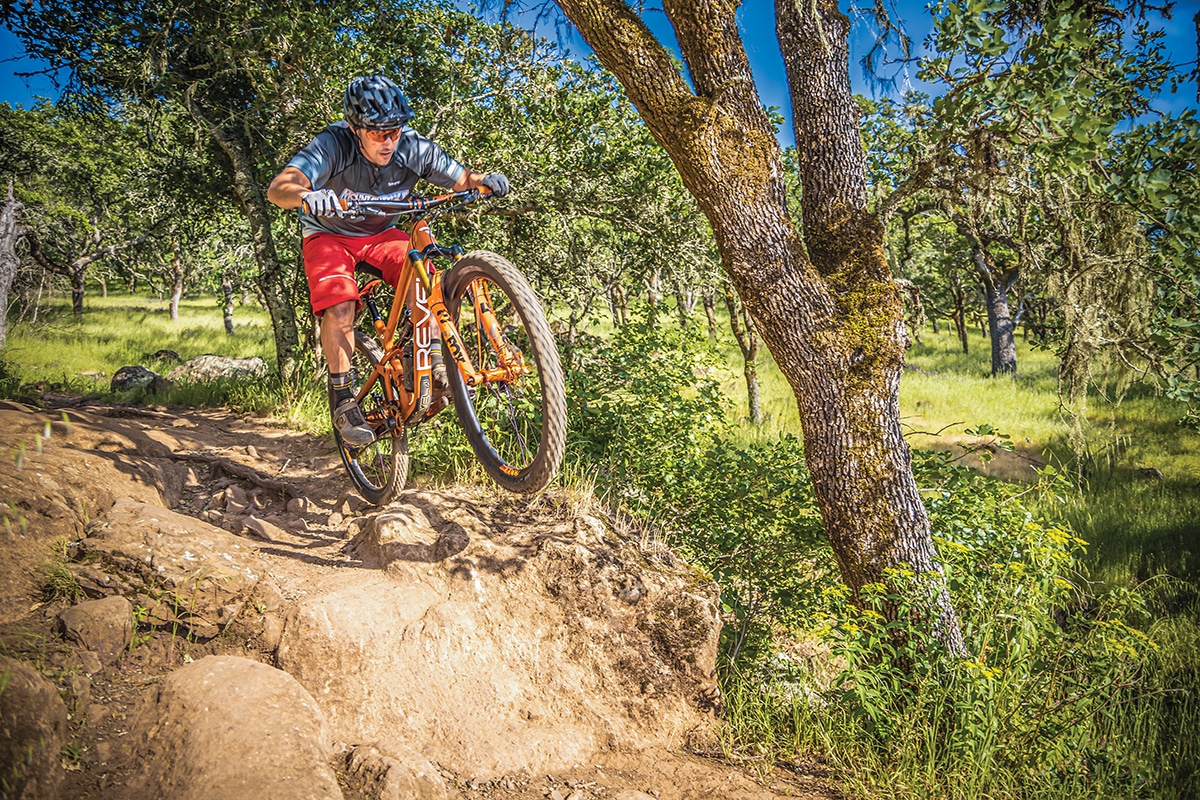 RAZZ Wheels in Mountain Bike Action magazine with Revel Bikes.