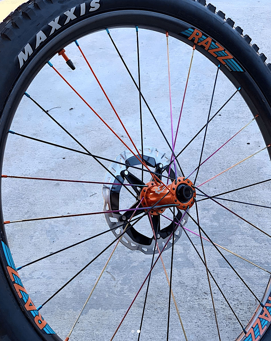 RAZZ Wheels featured in Mountain Bike Action Magazine.